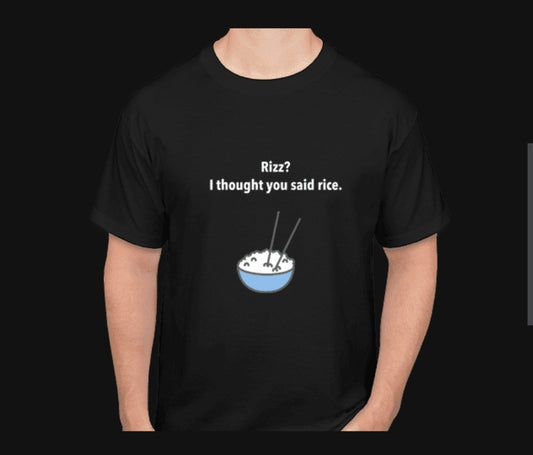 Rizz? Rice. Graphic T-Shirt
